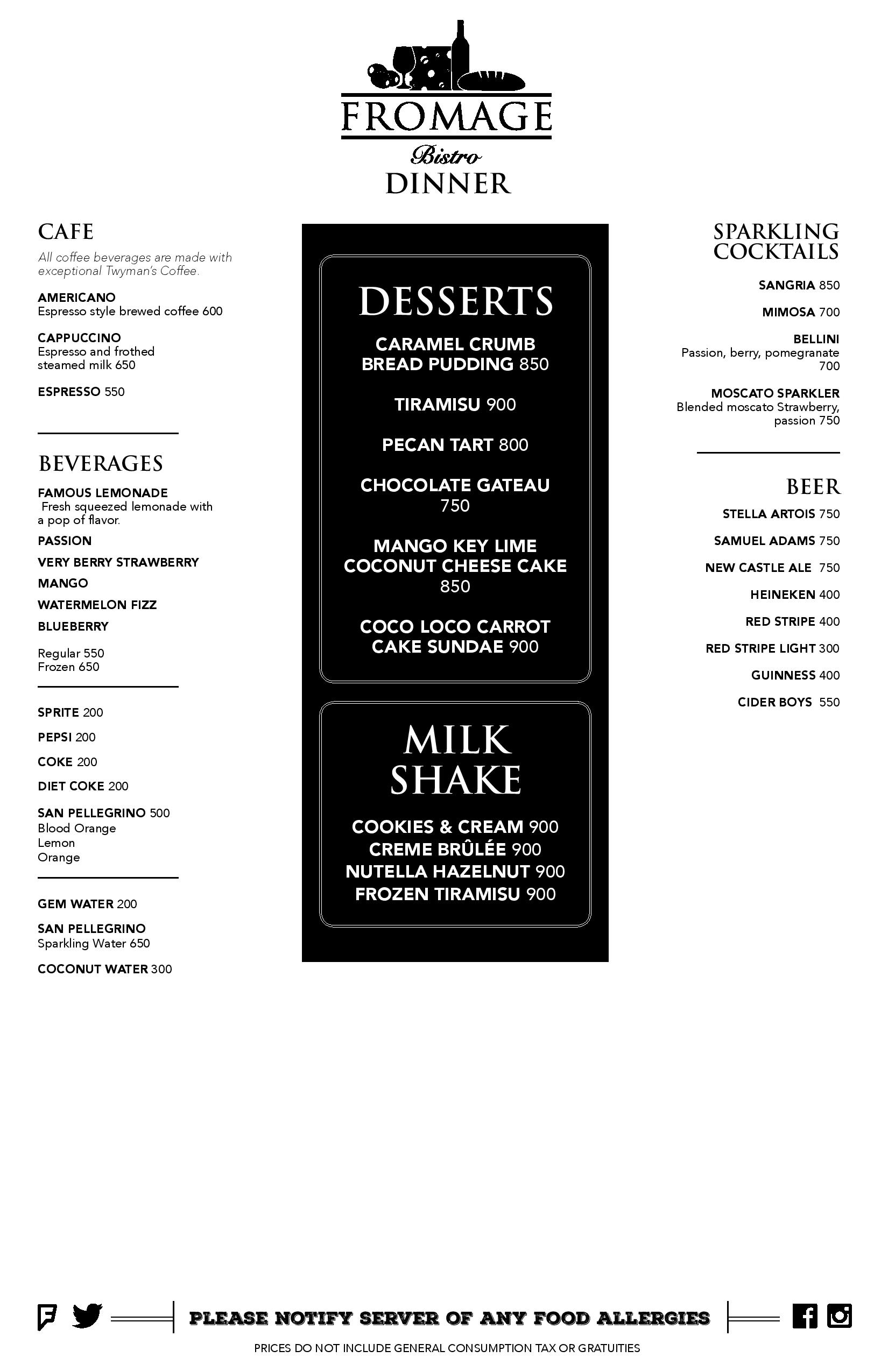 Fromage Bistro Fromage Gourmet Market